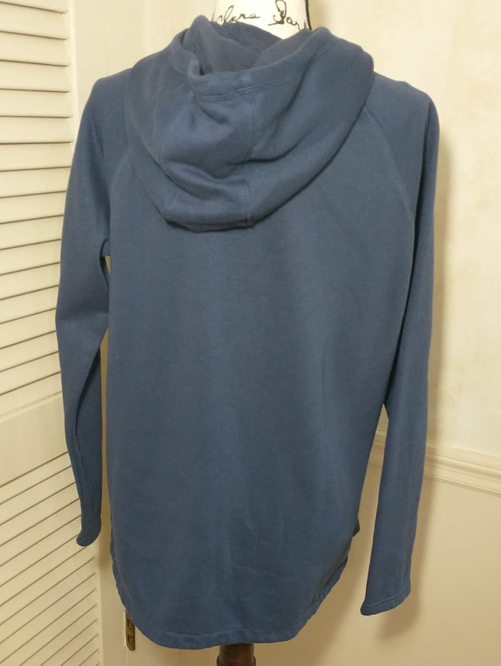 Columbia Women's Fleece Pullover Hoodie, Kangaroo Pocket, Size Large, Dark Blue - Picture 3 of 6